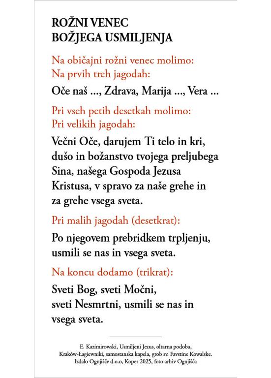 Podobica Usmiljeni Jezus