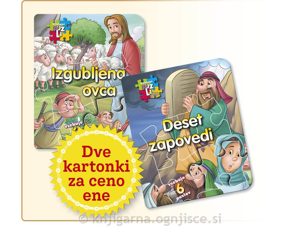 Komplet puzzli kot knjigi