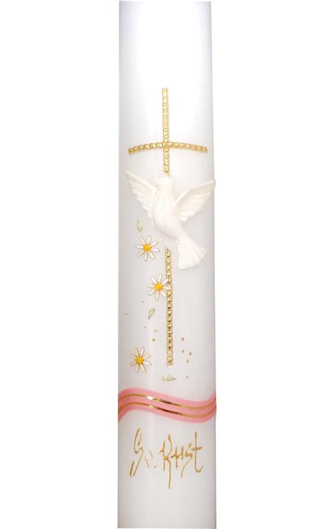 Krstna sveča – vzorec A, napis nalepke