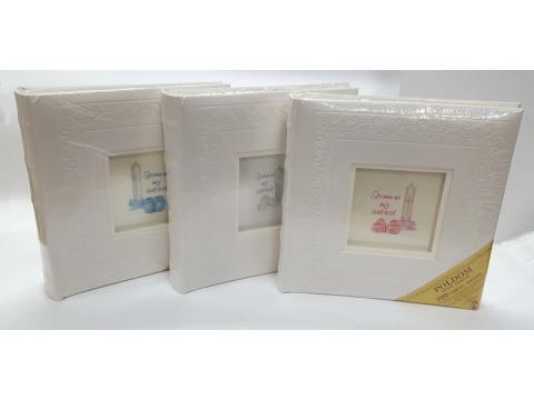 ALBUM ZA KRST BEL Z ŽEPKI ROZA MOTIV