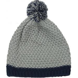 KAPA MOŠKA PLETENA S COFOM SIVA