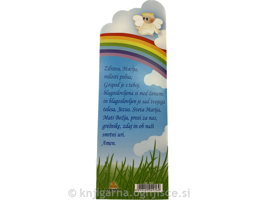 ROŽNI VENEC OTROŠKI PISAN NA KARTONČKU