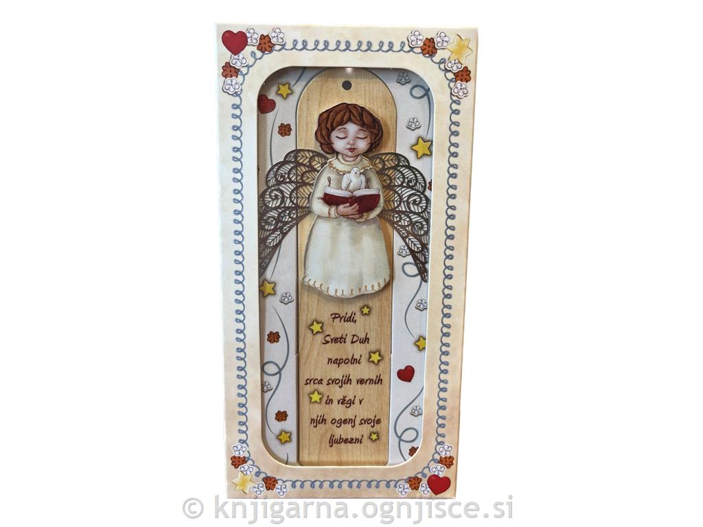 ANGEL S KNJIGO MAGNET IN KOVINSKA KRILA