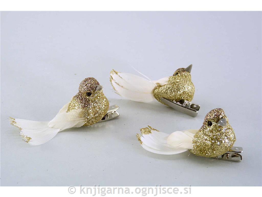 PTIČKI ZLATI 6cm 6/1 komplet