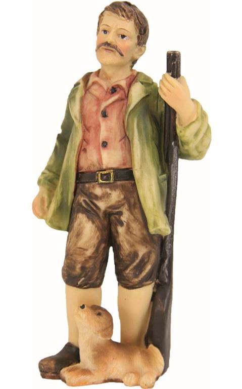 LOVEC S KUŽKOM 12cm