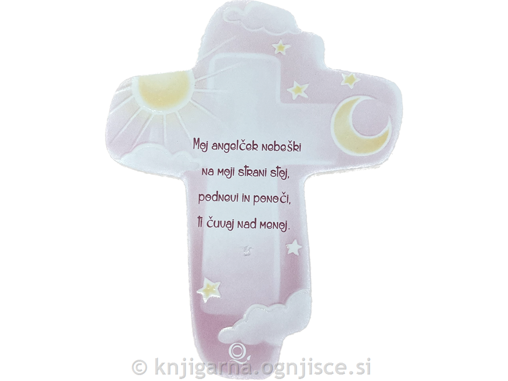 KRIŽ ROZA Z MOLITVIJO VEČJI