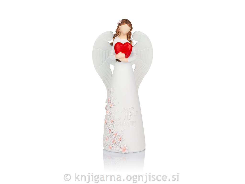 ANGEL kovinska krila 25cm LOVE, FAITH