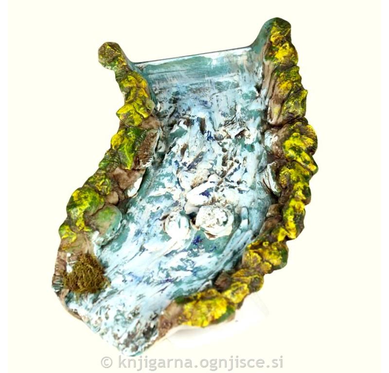 REČNA STRUGA ZAVOJ LEVO 27X14X4cm