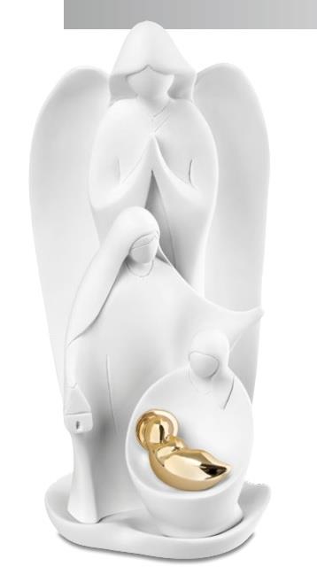 SVETA DRUŽINA Z ANGELOM BELA 30cm