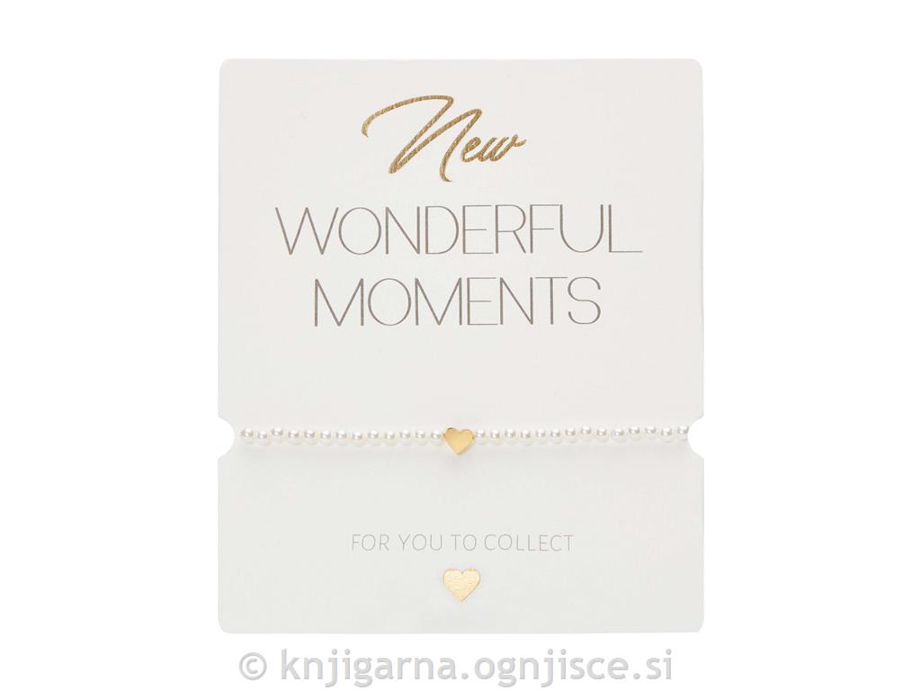 ZAPESTNICA PERLA zlato srce