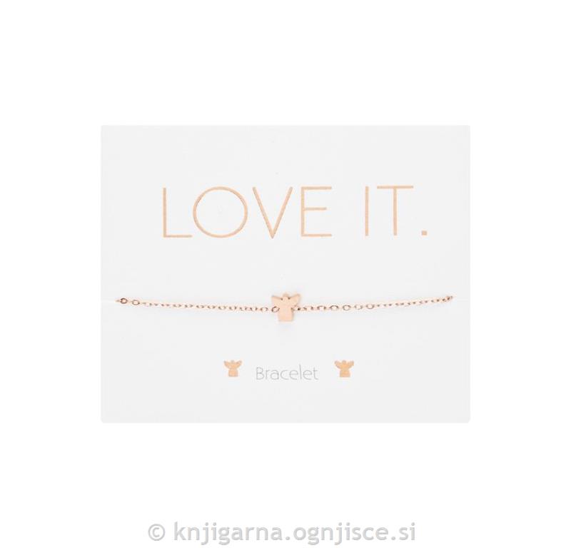 ZAPESTNICA ANGEL ROŽNATO-ZLAT