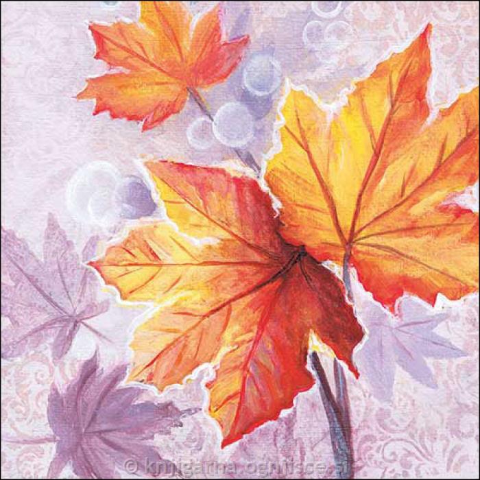 PRTIČKI NAMIZNI 33x33 JAVORJEVI LISTI