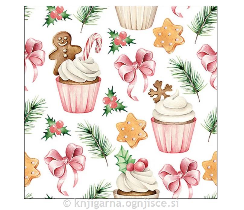 PRTIČKI NAMIZNI 33x33 BOŽIČNE SLADKOSTI