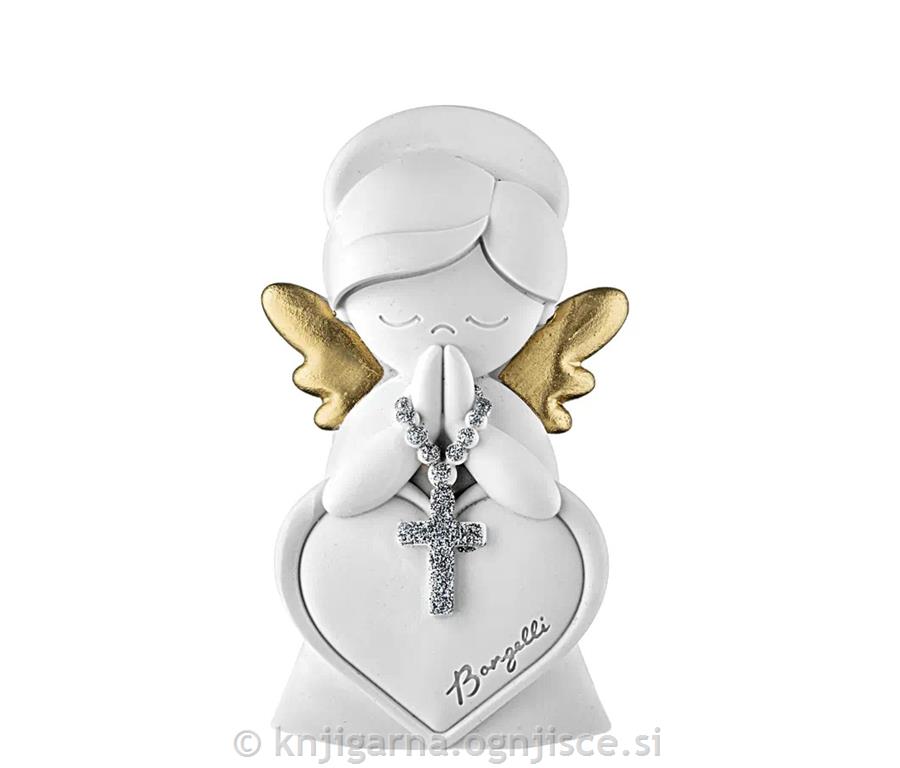 ANGEL S SRCEM IN KRIŽEM 11cm