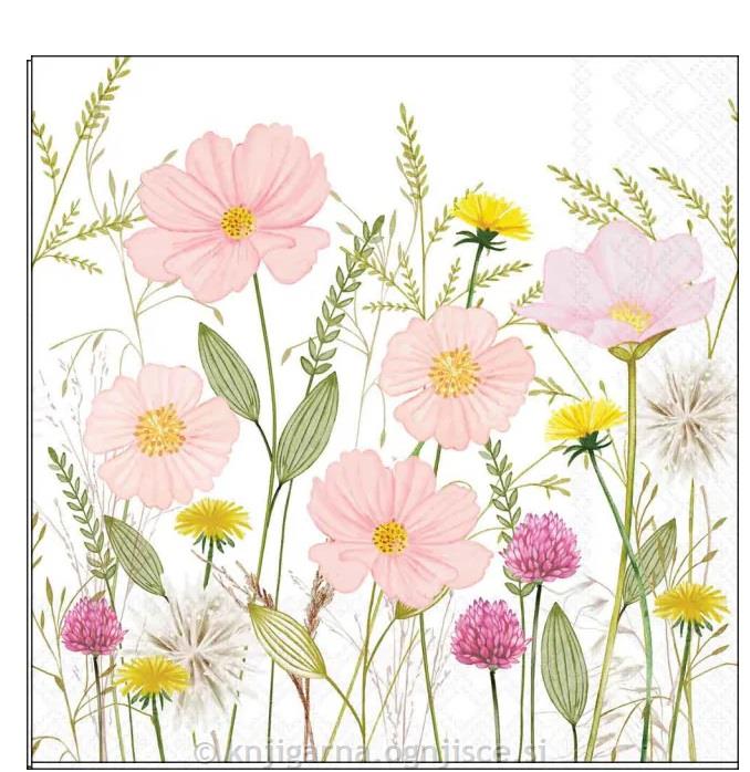 PRTIČKI NAMIZNI 33x33 PASTELNO CVETJE