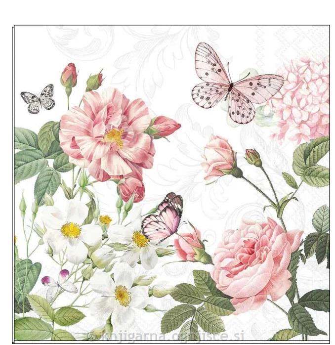 PRTIČKI NAMIZNI 33x33 AMELIA BELA