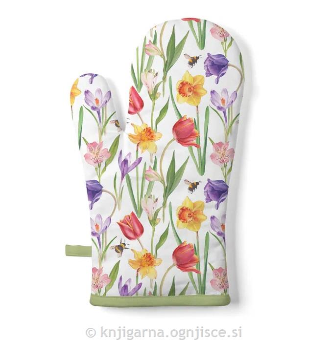 KUHINJSKA ROKAVICA CVETJE SPOMLADI