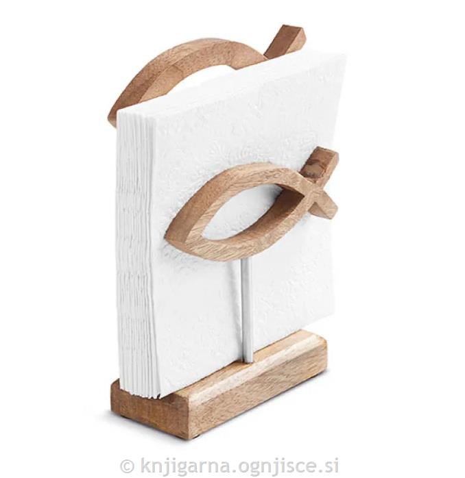 STOJALO ZA PRTIČKE RIBA LESENO