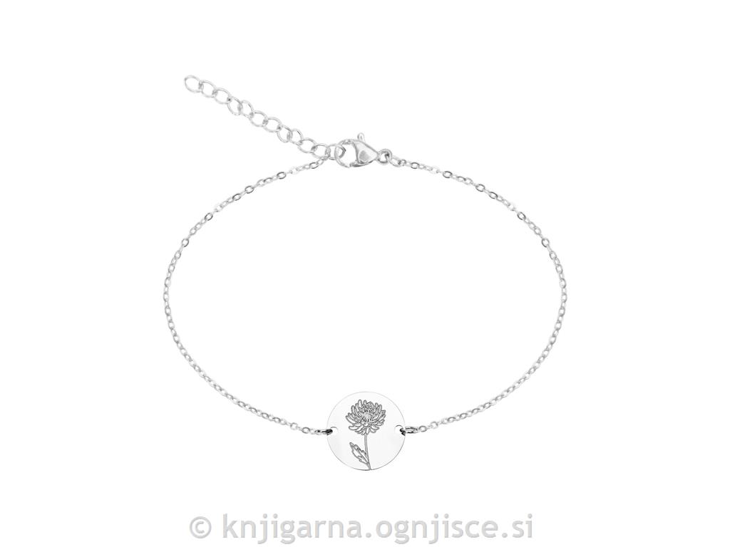 ZAPESTNICA Z MEDALJONOM - KRIZANTEMA
