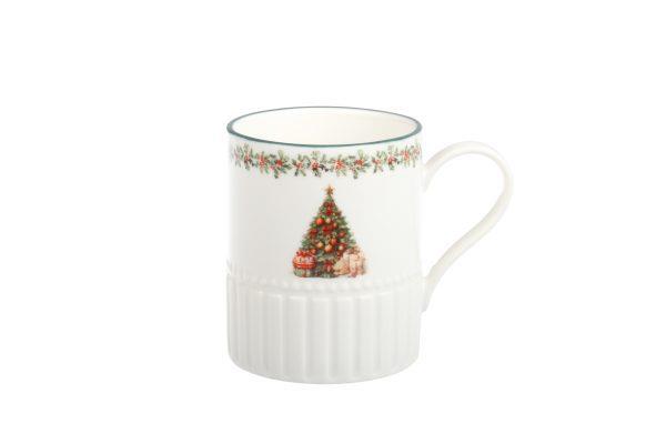 SKODELICA PORCELAN BOŽIČNO DREVO