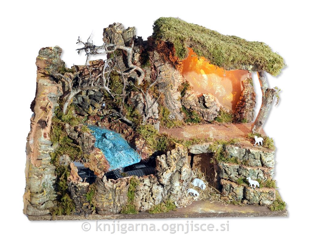 HLEVČEK S POTOKOM 50x26x34cm