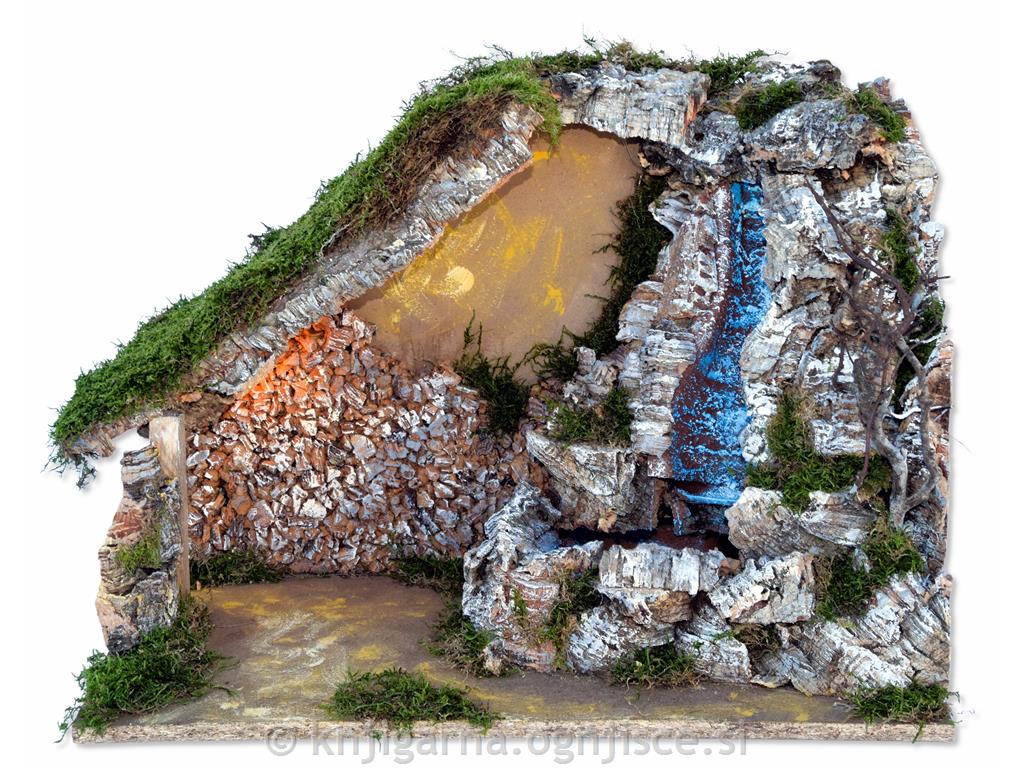 HLEVČEK S SLAPOM NA VODO 50x26x36cm