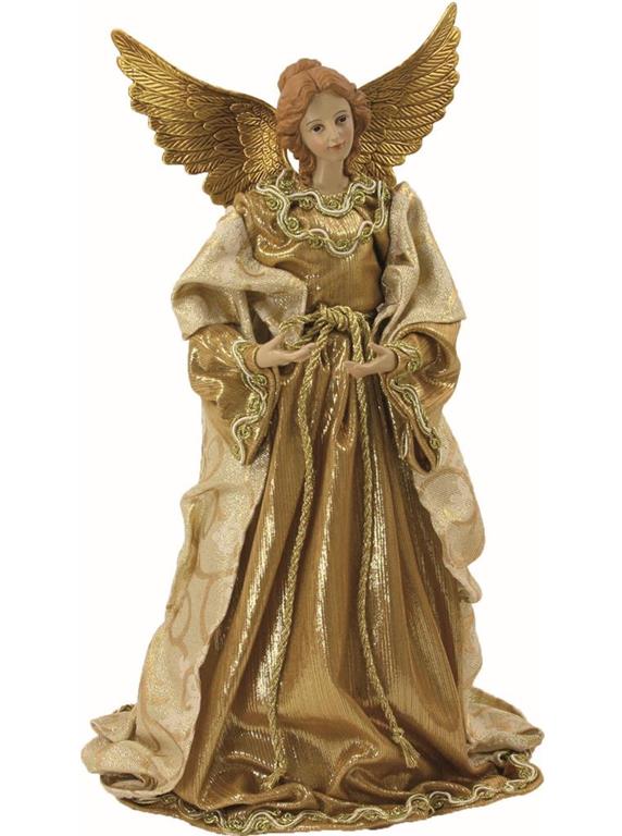 ANGEL OBLEČEN ZLAT 28cm