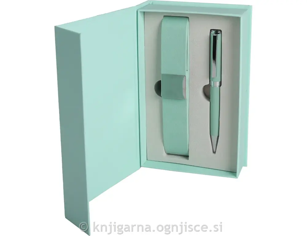 PISALO SET Z ETUIJEM TURKIZ