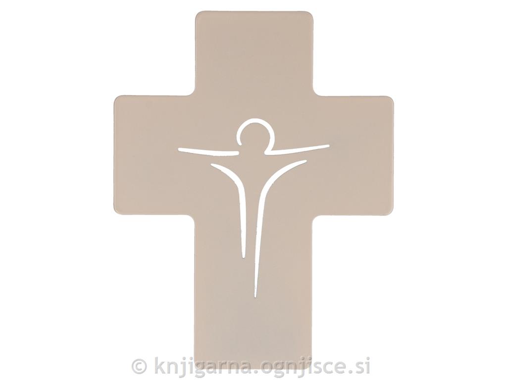 KRIŽ KOVINSKI BEŽ KRISTUS IZREZ