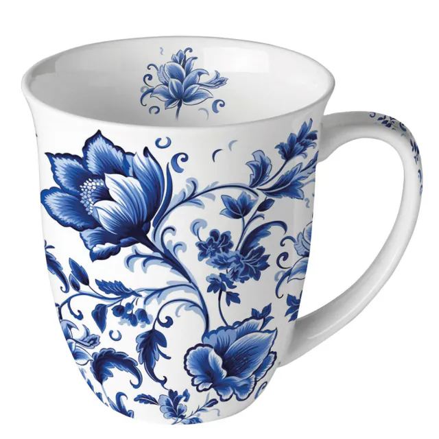 SKODELICA 0,4L DELFT MODRO CVETJE