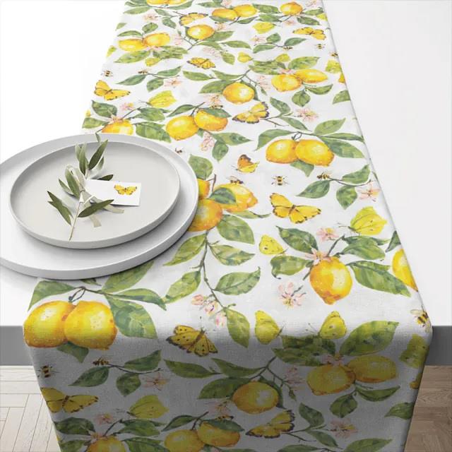 TEKAČ NAMIZNI 40X150CM SVEŽE LIMONE